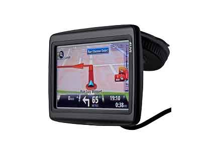 GPS-navigatiesysteem met routekaart en zuignaphouder